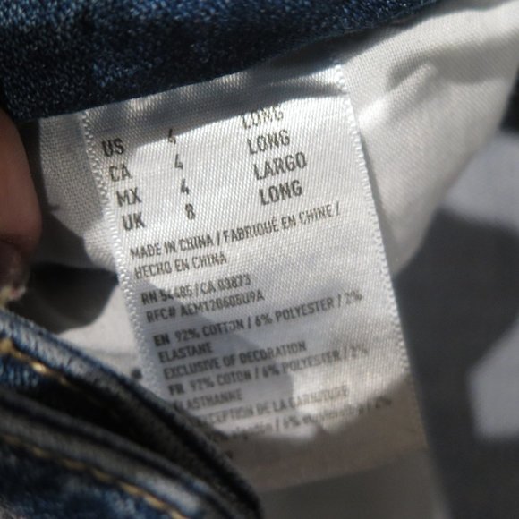 American Eagle Distressed High Rise Jegging Size 4 - Picture 8 of 14